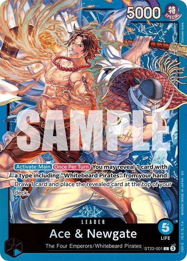 Ace & Newgate (ST22-001) (Starter Deck 22: Ace & Newgate)