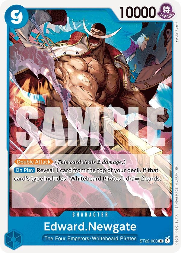 Image for Edward.Newgate (ST22-003) (Starter Deck 22: Ace & Newgate) (ST-22) - One Piece Card Game