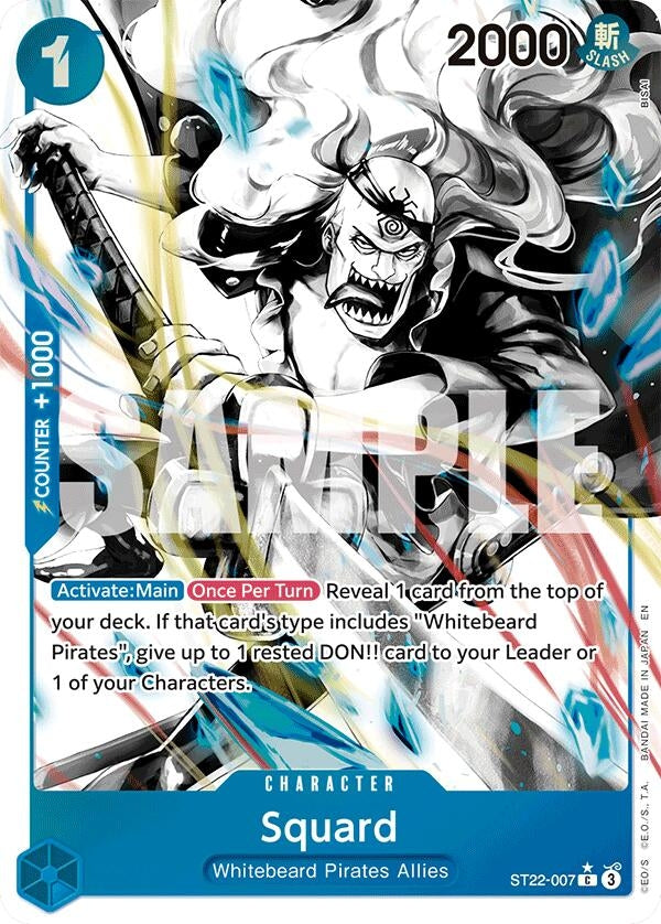 Image for Squard (Parallel) (ST22-007) (Starter Deck 22: Ace & Newgate) (ST-22) - One Piece Card Game