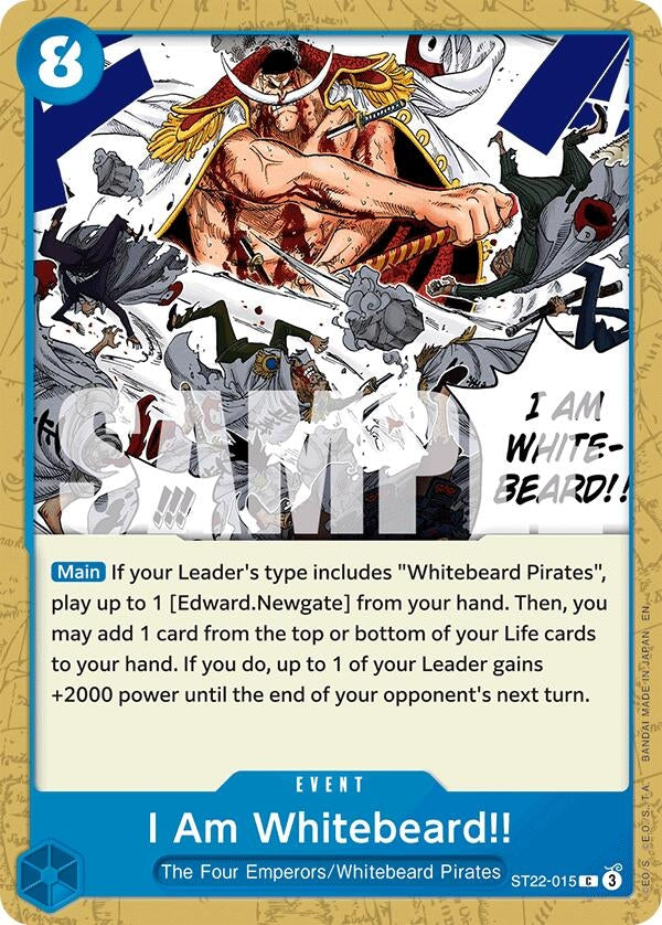 Image for I Am Whitebeard!! (ST22-015) (Starter Deck 22: Ace & Newgate) (ST-22) - One Piece Card Game