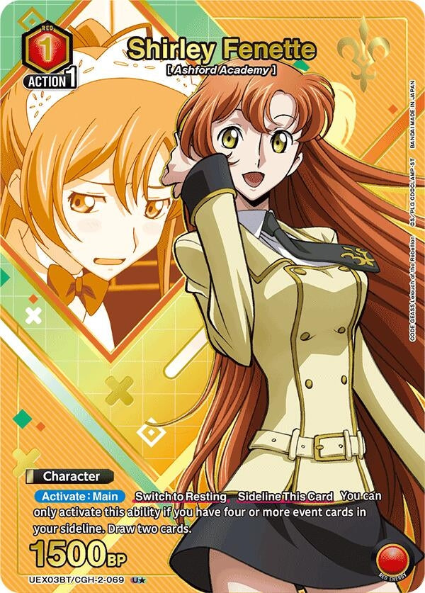 Image for Shirley Fenette (U*) (UEX03BT/CGH-2-069) (UEX03BT: CODE GEASS: Lelouch of the Rebellion Vol.2) (UEX03BT) - Union Arena