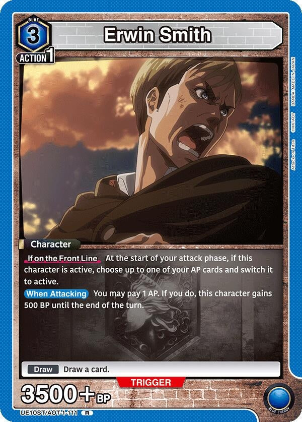 Image for Erwin Smith (UE10ST/AOT-1-111) (UE10ST: Attack on Titan Starter Deck) (UE10ST) - Union Arena