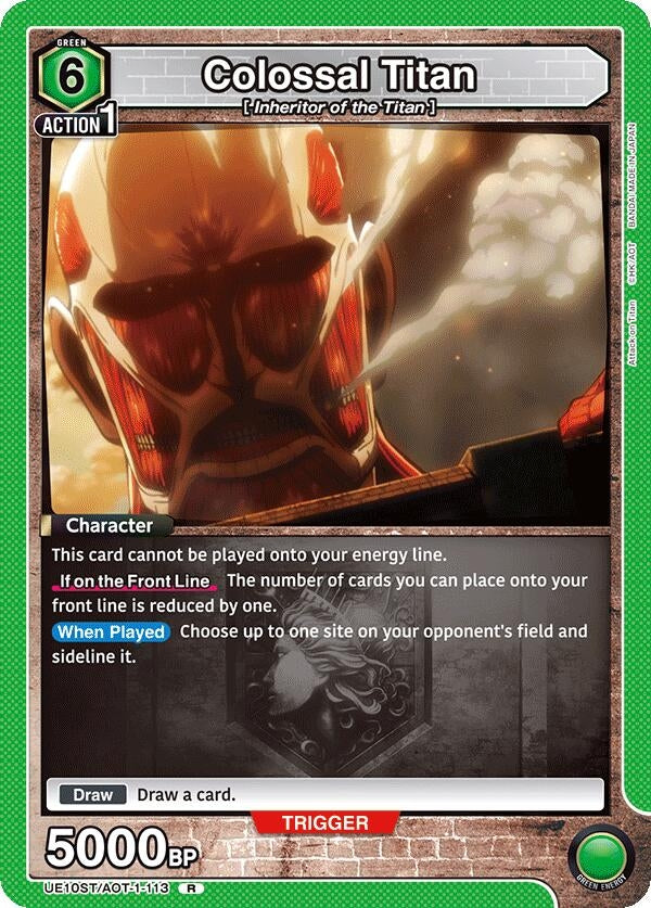 Image for Colossal Titan (UE10ST/AOT-1-113) (UE10ST: Attack on Titan Starter Deck) (UE10ST) - Union Arena