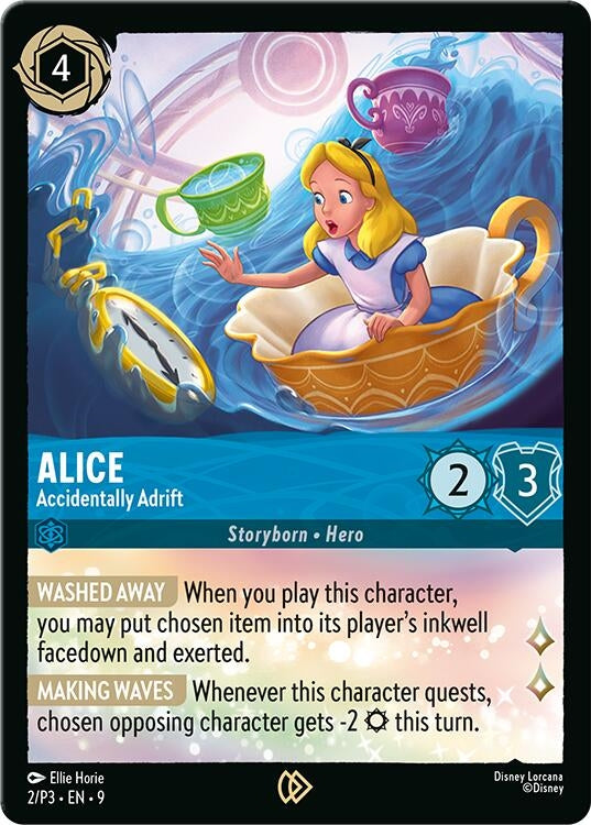 Image for Alice - Accidentally Adrift (2) (Disney Lorcana Promo Cards) (DLPC) - Disney Lorcana