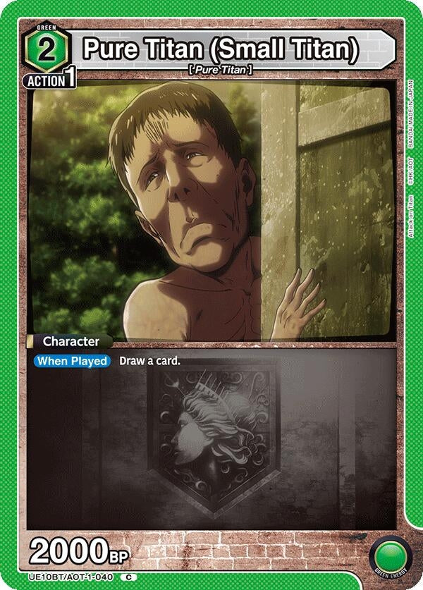 Image for Pure Titan (Small Titan) (UE10BT/AOT-1-040) (UE10BT: Attack on Titan) (UE10BT) - Union Arena