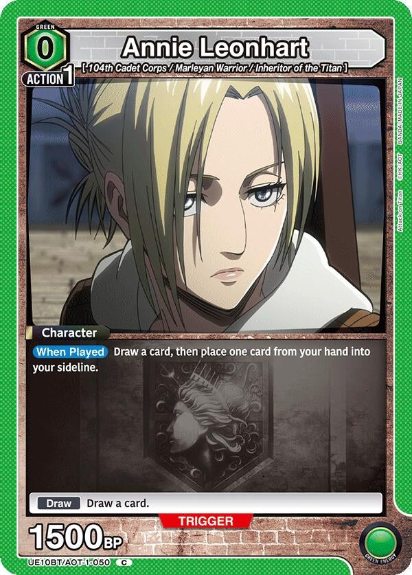 Image for Annie Leonhart (050) (UE10BT/AOT-1-050) (UE10BT: Attack on Titan) (UE10BT) - Union Arena