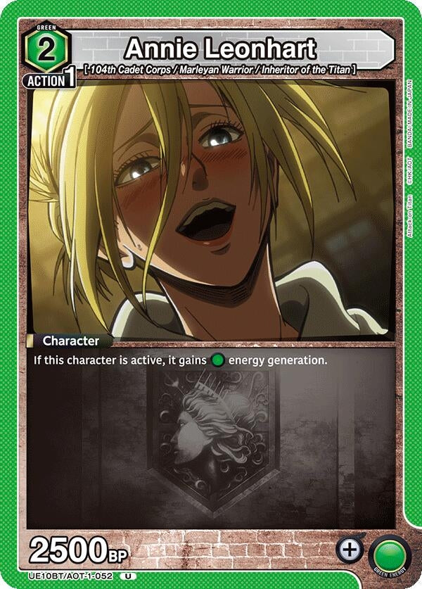 Image for Annie Leonhart (052) (UE10BT/AOT-1-052) (UE10BT: Attack on Titan) (UE10BT) - Union Arena
