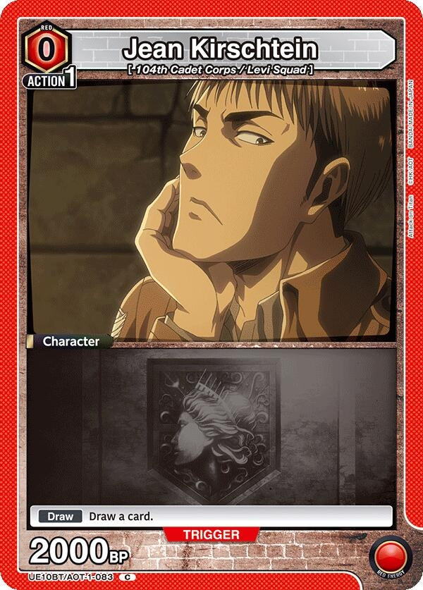 Image for Jean Kirschtein (083) (UE10BT/AOT-1-083) (UE10BT: Attack on Titan) (UE10BT) - Union Arena