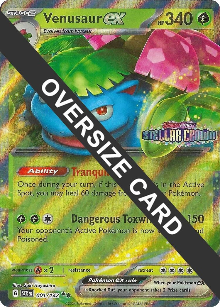 Image for Venusaur ex (001/142) (Jumbo Cards) (PR) - Pokemon