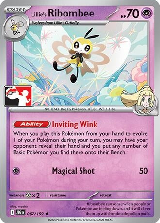Image for Lillie's Ribombee (067/159) (Prize Pack Series Cards) - Pokemon