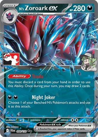N's Zoroark ex (098/159) (Prize Pack Series Cards) - PokeBox USA