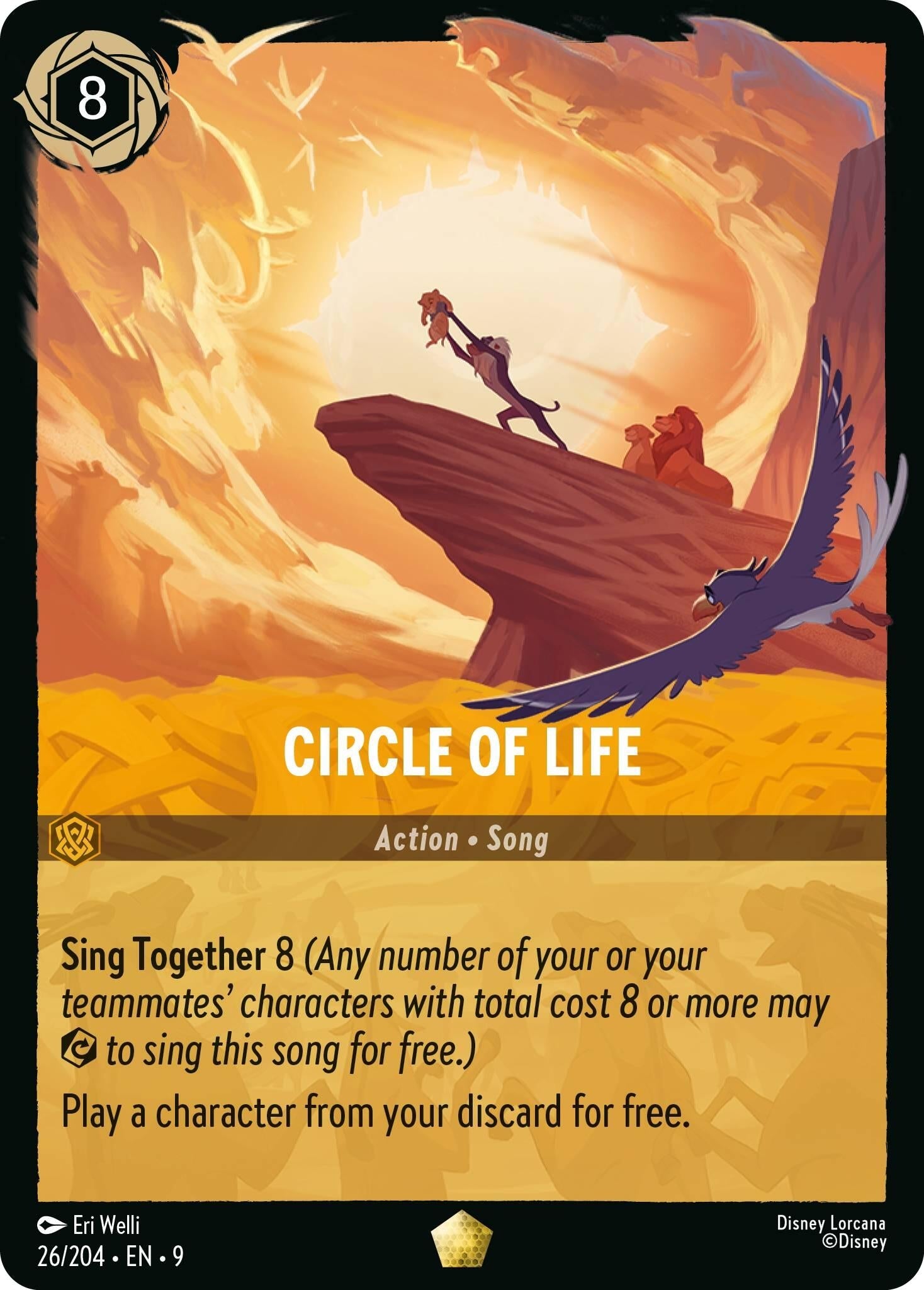 Image for Circle of Life (26/204) (Fabled) (9) - Disney Lorcana