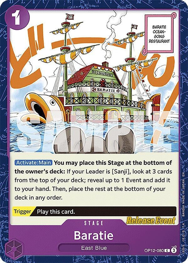 Image for Baratie (OP12-080) (Legacy of the Master Release Event Cards) (OP12 RE) - One Piece Card Game