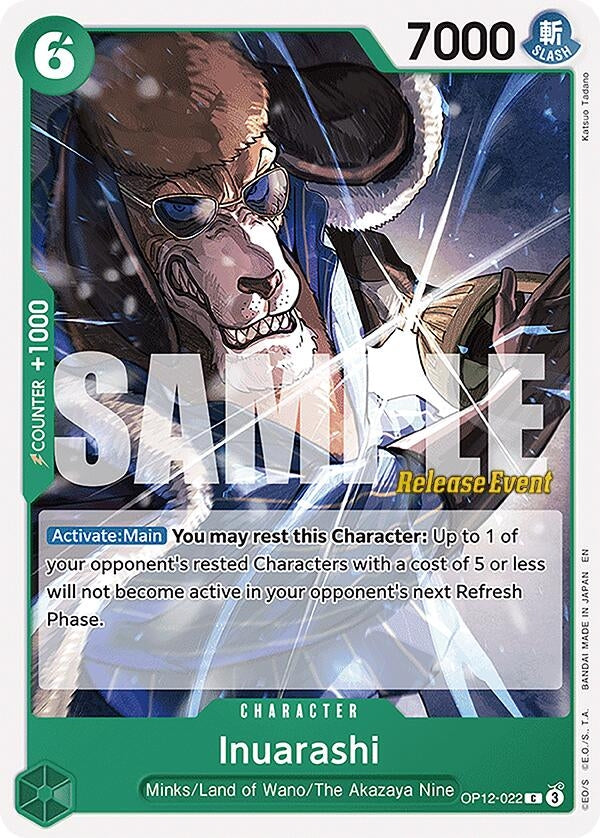 Image for Inuarashi (OP12-022) (Legacy of the Master Release Event Cards) (OP12 RE) - One Piece Card Game
