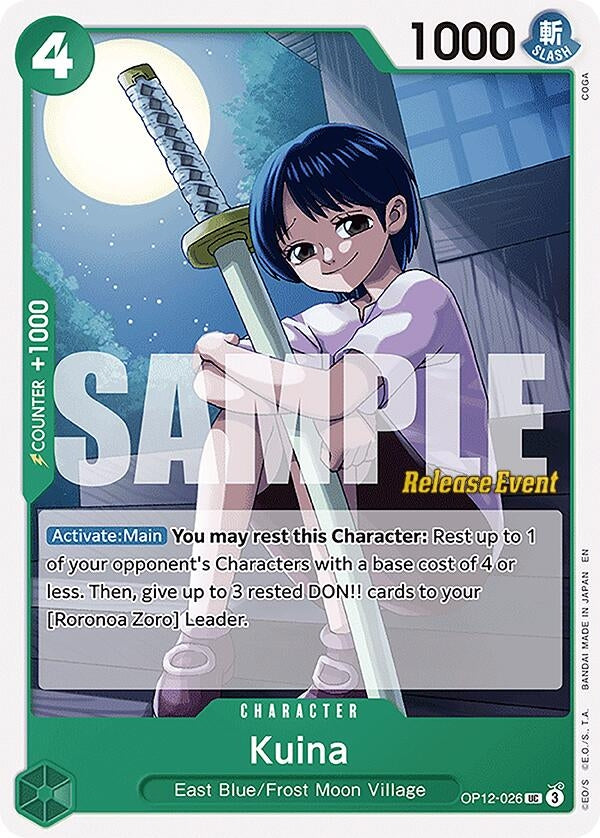 Image for Kuina (OP12-026) (Legacy of the Master Release Event Cards) (OP12 RE) - One Piece Card Game