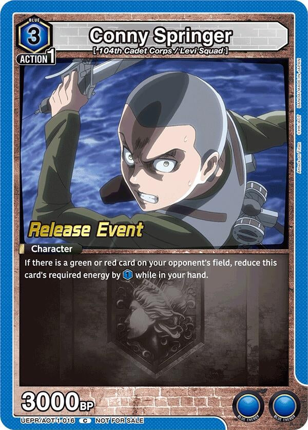 Image for Conny Springer (016) (UEPR/AOT-1-016) (UE10BT: Attack on Titan Release Event Cards) (UE10BT_RE) - Union Arena