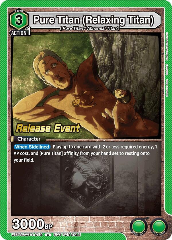 Image for Pure Titan (Relaxing Titan) (UEPR/AOT-1-049) (UE10BT: Attack on Titan Release Event Cards) (UE10BT_RE) - Union Arena