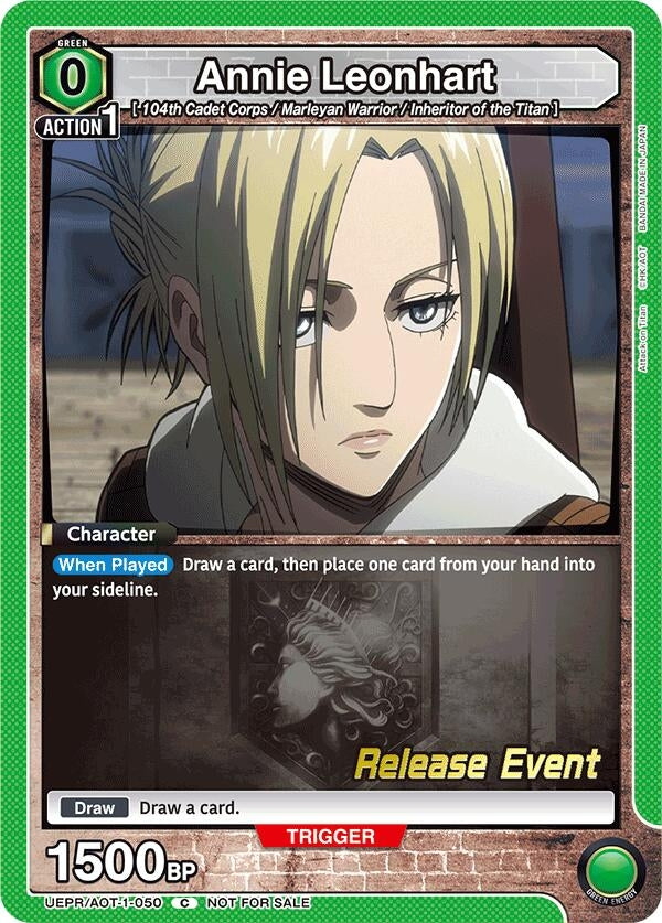 Image for Annie Leonhart (050) (UEPR/AOT-1-050) (UE10BT: Attack on Titan Release Event Cards) (UE10BT_RE) - Union Arena