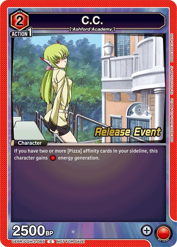 Image for C.C. (065) (UEPR/CGH-2-065) (UEX03BT: CODE GEASS: Lelouch of the Rebellion Vol.2 Release Event Cards) (UEX03BT_RE) - Union Arena