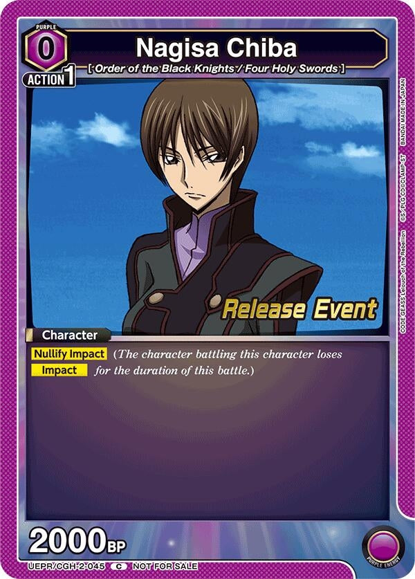 Image for Nagisa Chiba (UEPR/CGH-2-045) (UEX03BT: CODE GEASS: Lelouch of the Rebellion Vol.2 Release Event Cards) (UEX03BT_RE) - Union Arena