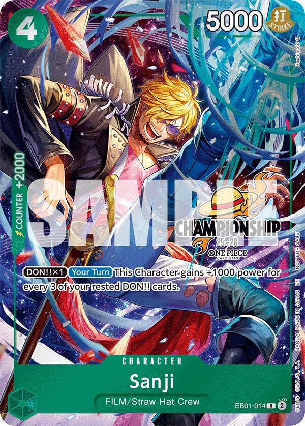 Image for Sanji (CS 25-26 Celebration Pack) (EB01-014) (One Piece Promotion Cards) (OP-PR) - One Piece Card Game