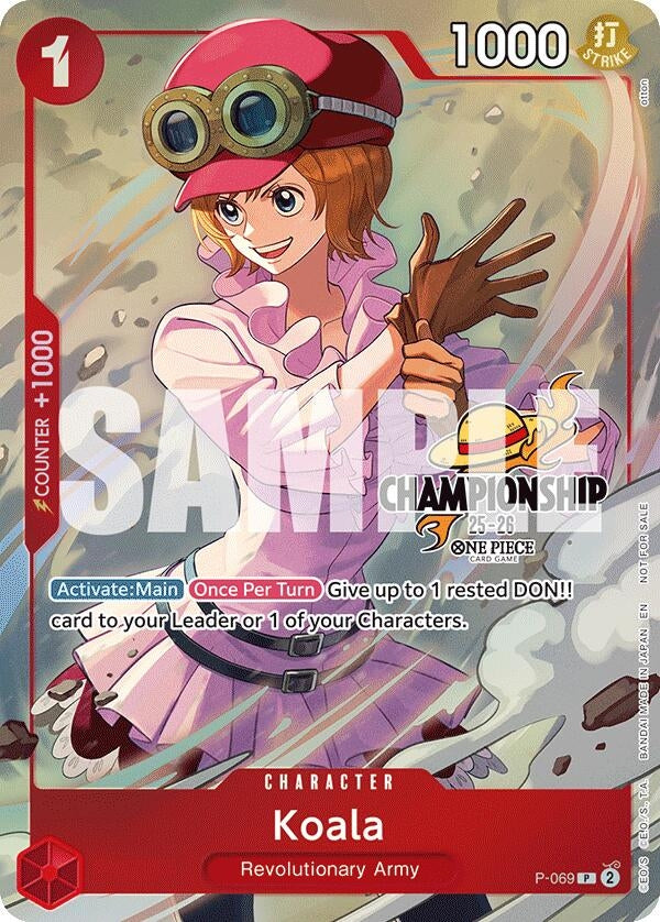 Image for Koala (CS 25-26 Event Pack Finalist Ver.) (P-069) (One Piece Promotion Cards) (OP-PR) - One Piece Card Game