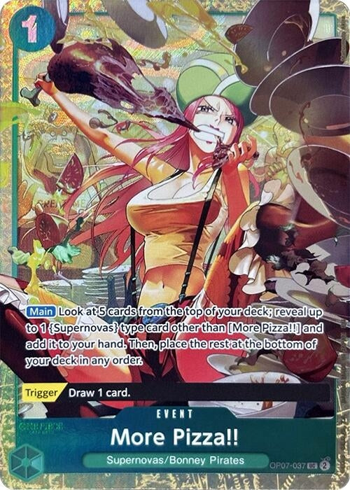 Image for More Pizza!! (Premium Card Collection -Best Selection Vol. 4-) (OP07-037) (One Piece Promotion Cards) (OP-PR) - One Piece Card Game