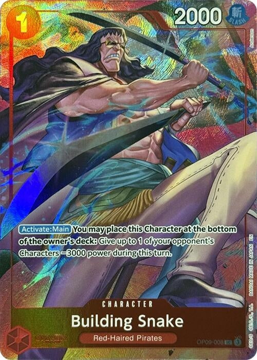Image for Building Snake (Premium Card Collection -Best Selection Vol. 4-) (OP09-008) (One Piece Promotion Cards) (OP-PR) - One Piece Card Game