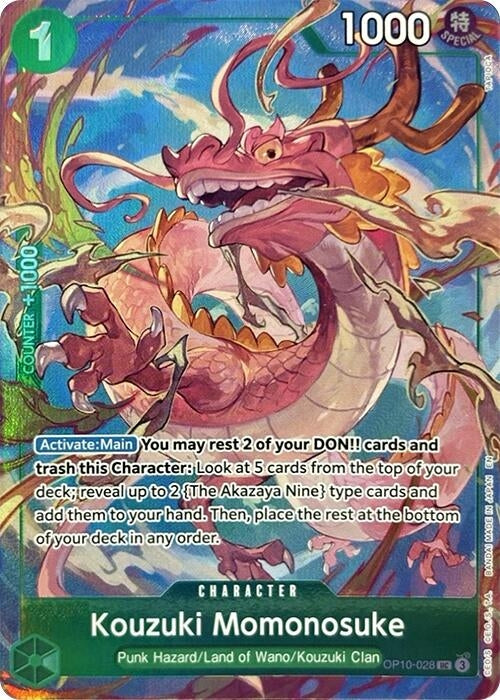 Image for Kouzuki Momonosuke (Premium Card Collection -Best Selection Vol. 4-) (OP10-028) (One Piece Promotion Cards) (OP-PR) - One Piece Card Game