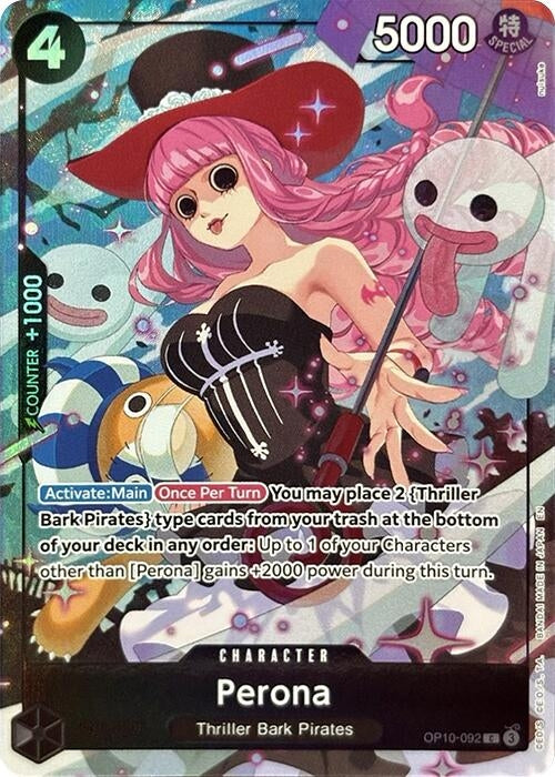 Image for Perona (Premium Card Collection -Best Selection Vol. 4-) (OP10-092) (One Piece Promotion Cards) (OP-PR) - One Piece Card Game