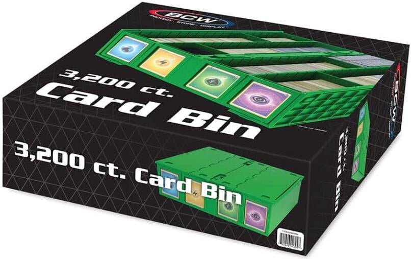 Image for 3200 Collectible Card Bin - Green - Deck Boxes