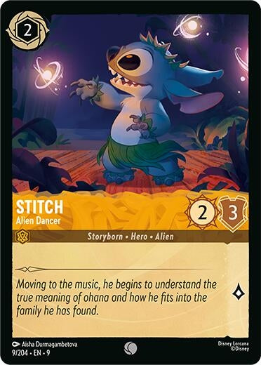 Image for Stitch - Alien Dancer (9/204) (Fabled) (9) - Disney Lorcana
