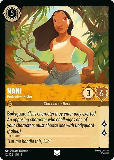 Image for Nani - Protective Sister (17/204) (Fabled) (9) - Disney Lorcana