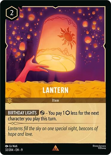 Image for Lantern (32/204) (Fabled) (9) - Disney Lorcana
