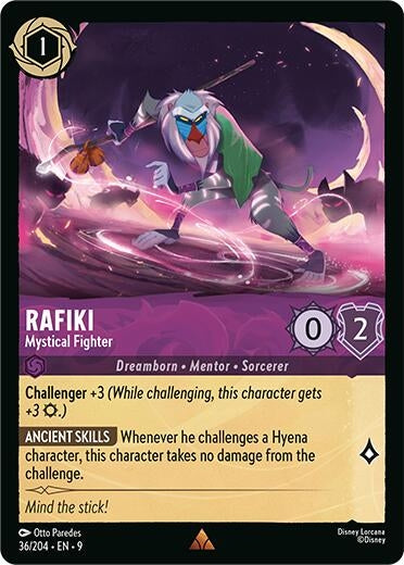 Image for Rafiki - Mystical Fighter (36/204) (Fabled) (9) - Disney Lorcana