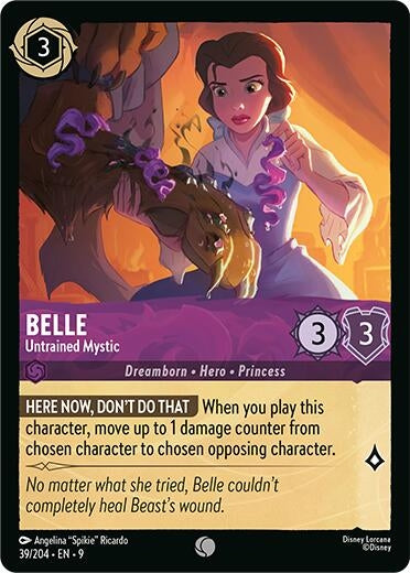Image for Belle - Untrained Mystic (39/204) (Fabled) (9) - Disney Lorcana