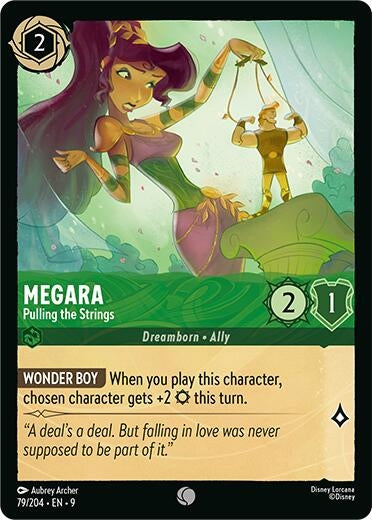 Image for Megara - Pulling the Strings (79/204) (Fabled) (9) - Disney Lorcana