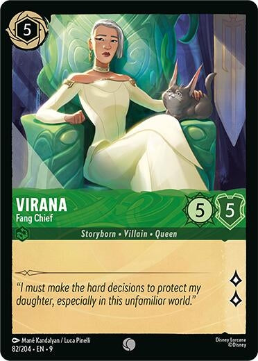 Image for Virana - Fang Chief (82/204) (Fabled) (9) - Disney Lorcana