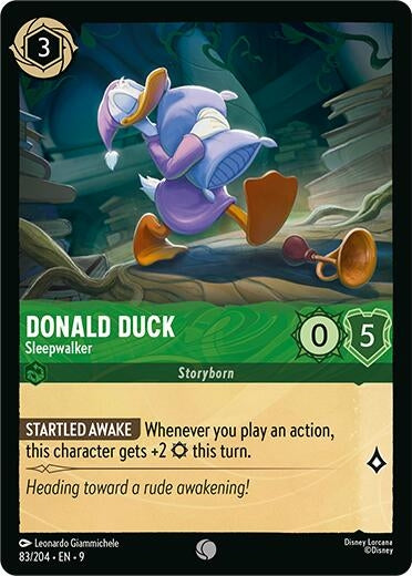 Image for Donald Duck - Sleepwalker (83/204) (Fabled) (9) - Disney Lorcana