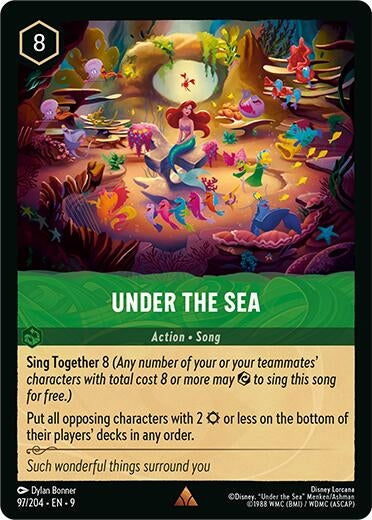 Image for Under the Sea (97/204) (Fabled) (9) - Disney Lorcana