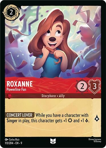 Image for Roxanne - Powerline Fan (113/204) (Fabled) (9) - Disney Lorcana