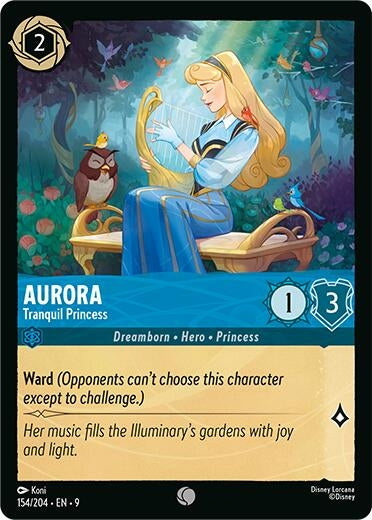 Image for Aurora - Tranquil Princess (154/204) (Fabled) (9) - Disney Lorcana