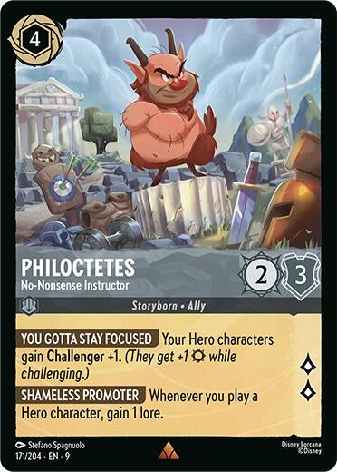 Image for Philoctetes - No-Nonsense Instructor (171/204) (Fabled) (9) - Disney Lorcana