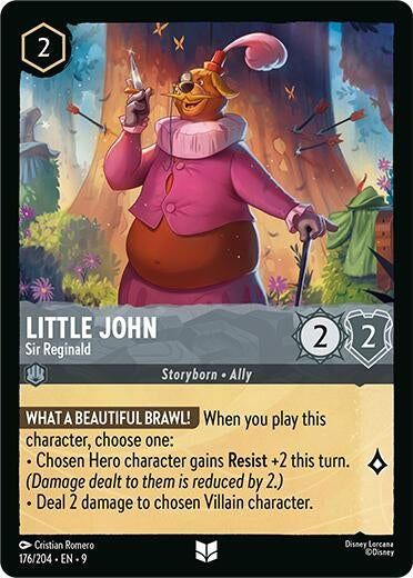 Image for Little John - Sir Reginald (176/204) (Fabled) (9) - Disney Lorcana