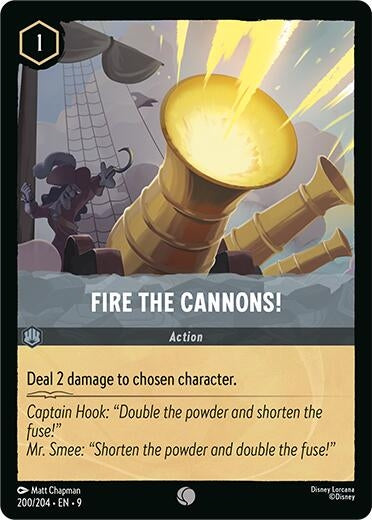 Image for Fire the Cannons! (200/204) (Fabled) (9) - Disney Lorcana