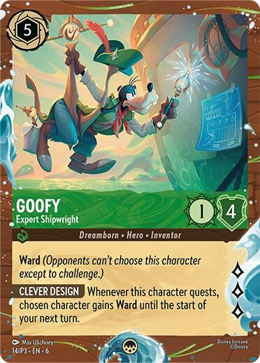 Image for Goofy - Expert Shipwright (Disney Cruise Promo) (14) (Disney Lorcana Promo Cards) (DLPC) - Disney Lorcana