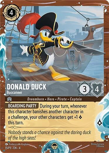 Image for Donald Duck - Buccaneer (Disney Cruise Promo) (15) (Disney Lorcana Promo Cards) (DLPC) - Disney Lorcana