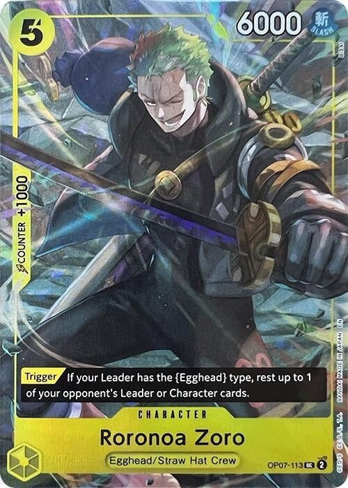 Image for Roronoa Zoro (Illustration Box Vol.3) (OP07-113) (One Piece Promotion Cards) (OP-PR) - One Piece Card Game