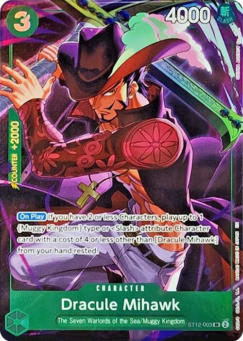 Image for Dracule Mihawk (Illustration Box Vol.4) (ST12-003) (One Piece Promotion Cards) (OP-PR) - One Piece Card Game