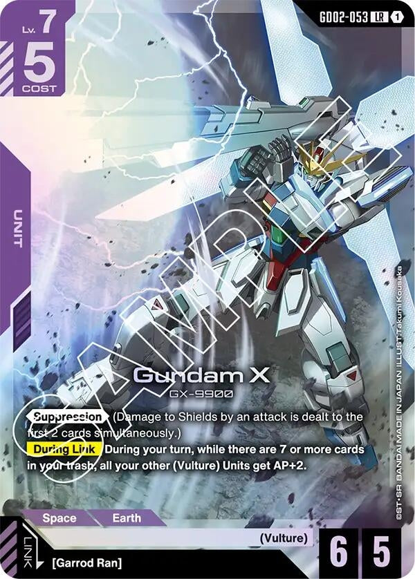 Image for Gundam X (GD02-053) (GD02-053) (Dual Impact) (GD02) - Gundam Card Game